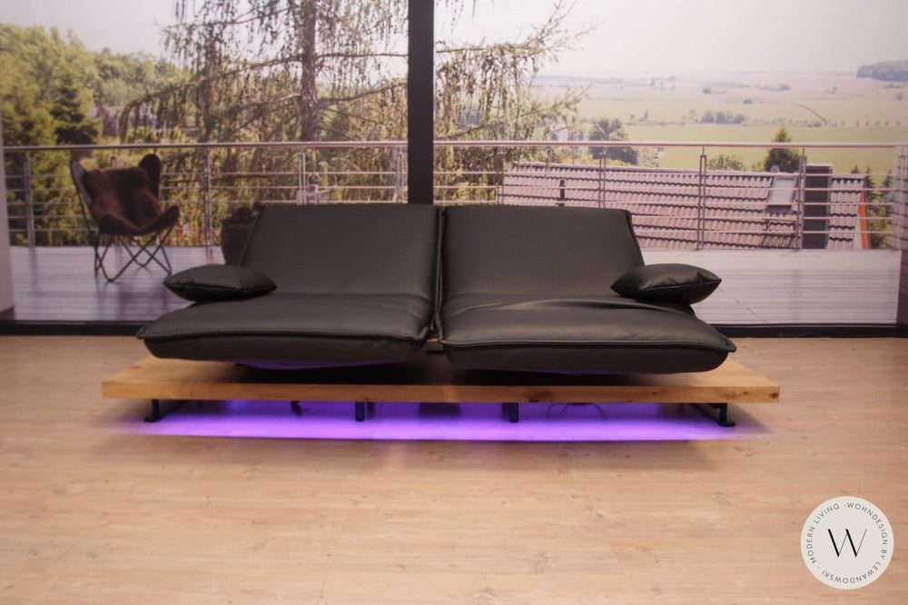 Modell Epos 2 Sofa C Leder B Bull nero Koinor