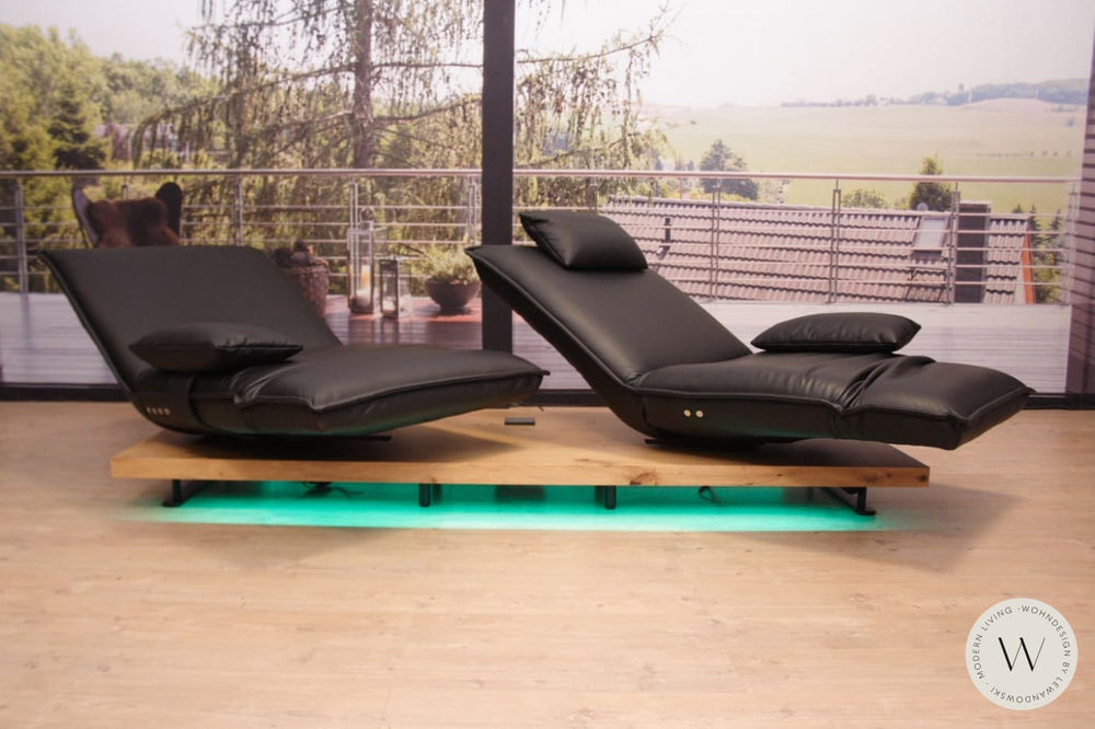 Modell Epos 2 Sofa C Leder B Bull nero Koinor