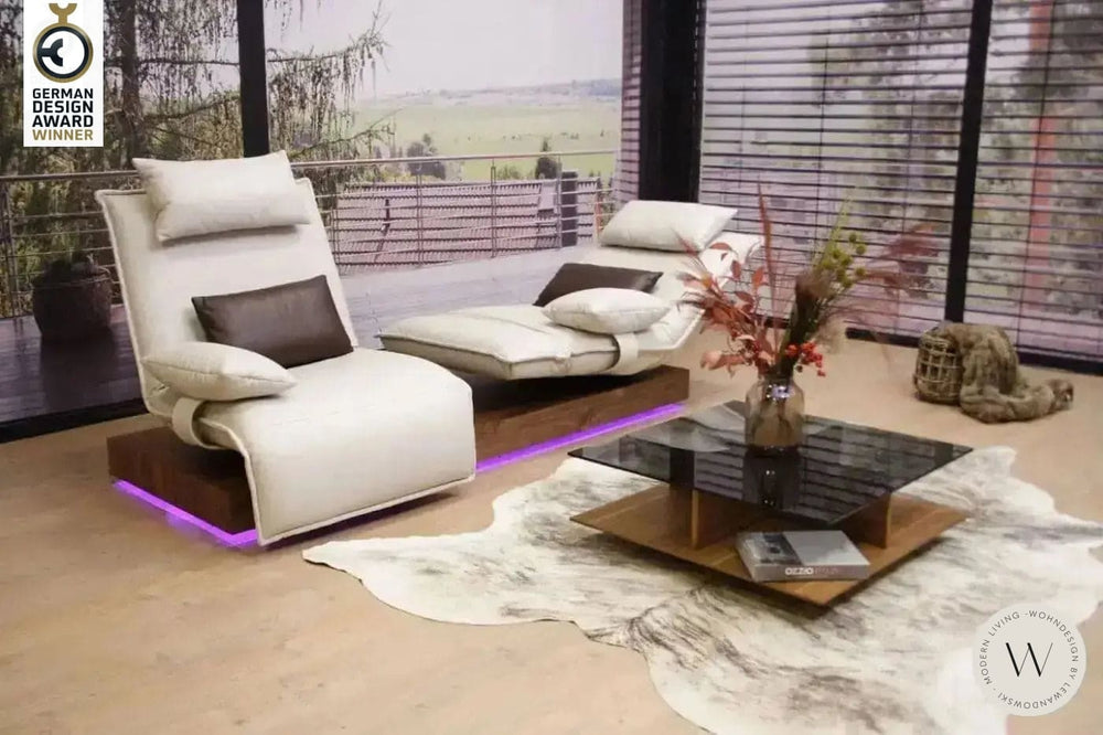 Modell Epos 3 in Leder A Soft crystal Koinor