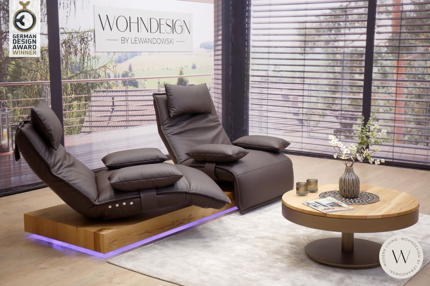 Modell EPOS 3 in Leder B Bull moretto