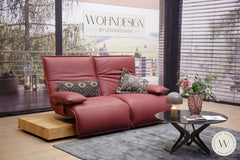 Modell EPOS 3 in Leder D Velvet rubin inkl. Armteilkissen Koinor