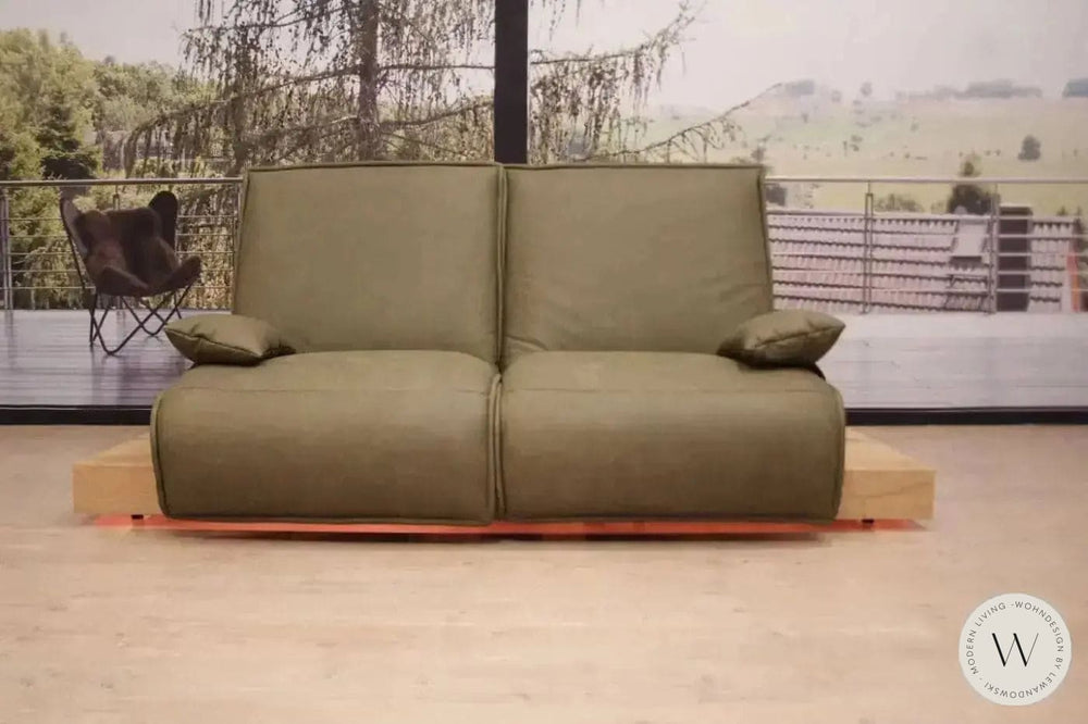 Modell Epos 3 Sofa C in Leder A India verde Koinor