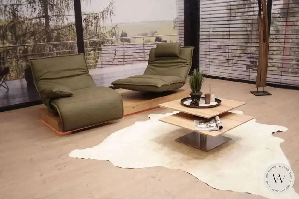 Modell Epos 3 Sofa C in Leder A India verde Koinor
