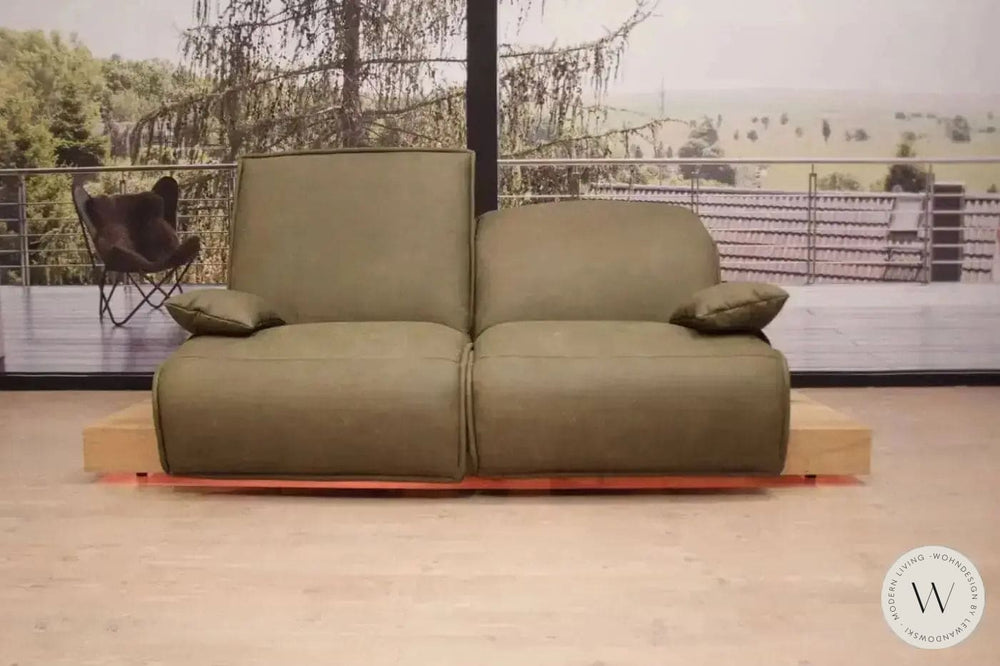 Modell Epos 3 Sofa C in Leder A India verde Koinor