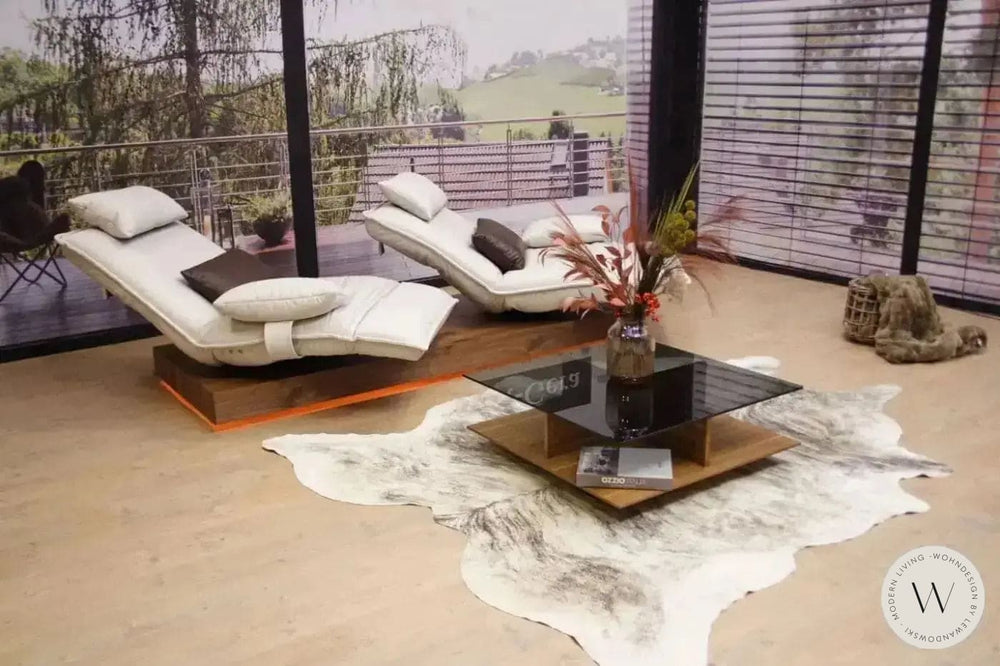 Modell Epos 3 Sofa C in Leder A Soft crystal Koinor