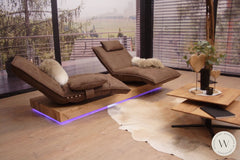 Modell Epos 3 Sofa C in Mikrofaser Bison 83 Koinor