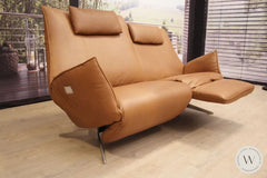 Modell Evita Sofa EHM in Leder B Toro whisky Koinor