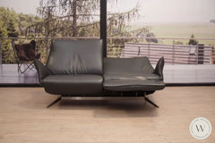 Modell Evita Sofa EM in Leder A Soft noir Koinor