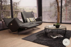 Modell Evita Sofa EM in Leder A Soft noir Koinor