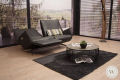 Modell Evita Sofa EM in Leder A Soft noir Koinor