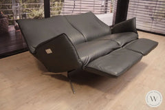 Modell Evita Sofa EM in Leder A Soft noir Koinor