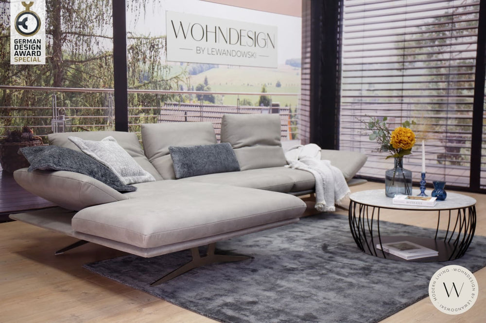 Modell Francis Eckgarnitur in Mikrofaser Zenit 21 Koinor