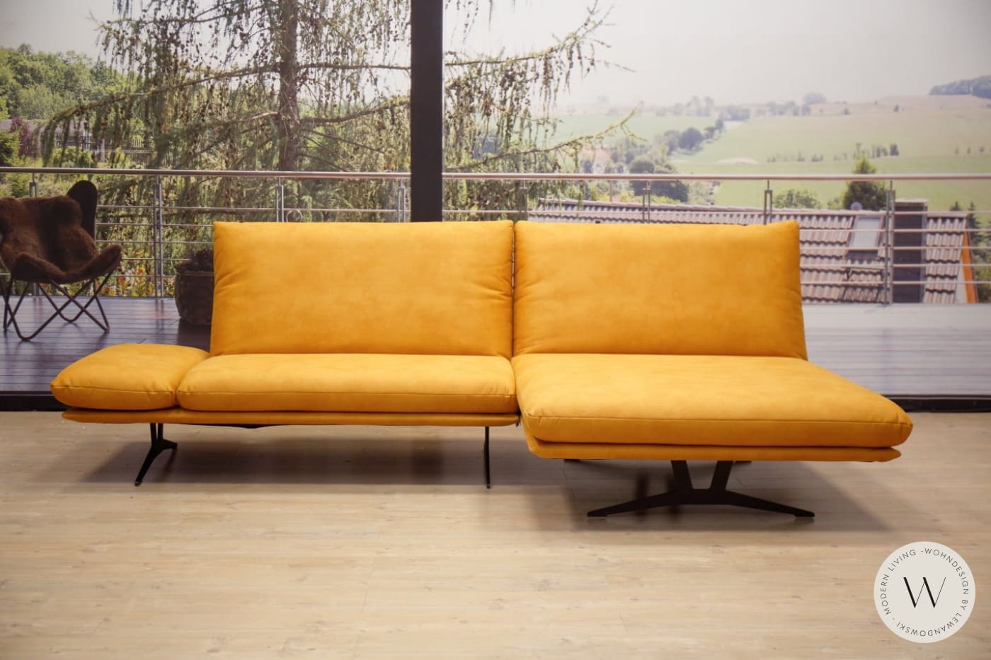 Modell Francis Eckgarnitur in Mikrofaser Zenit Koinor