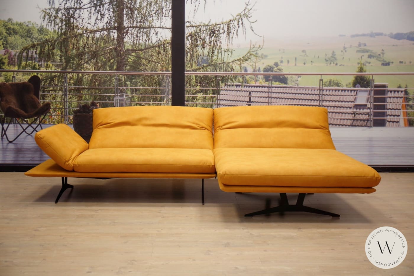 Modell Francis Eckgarnitur in Mikrofaser Zenit Koinor