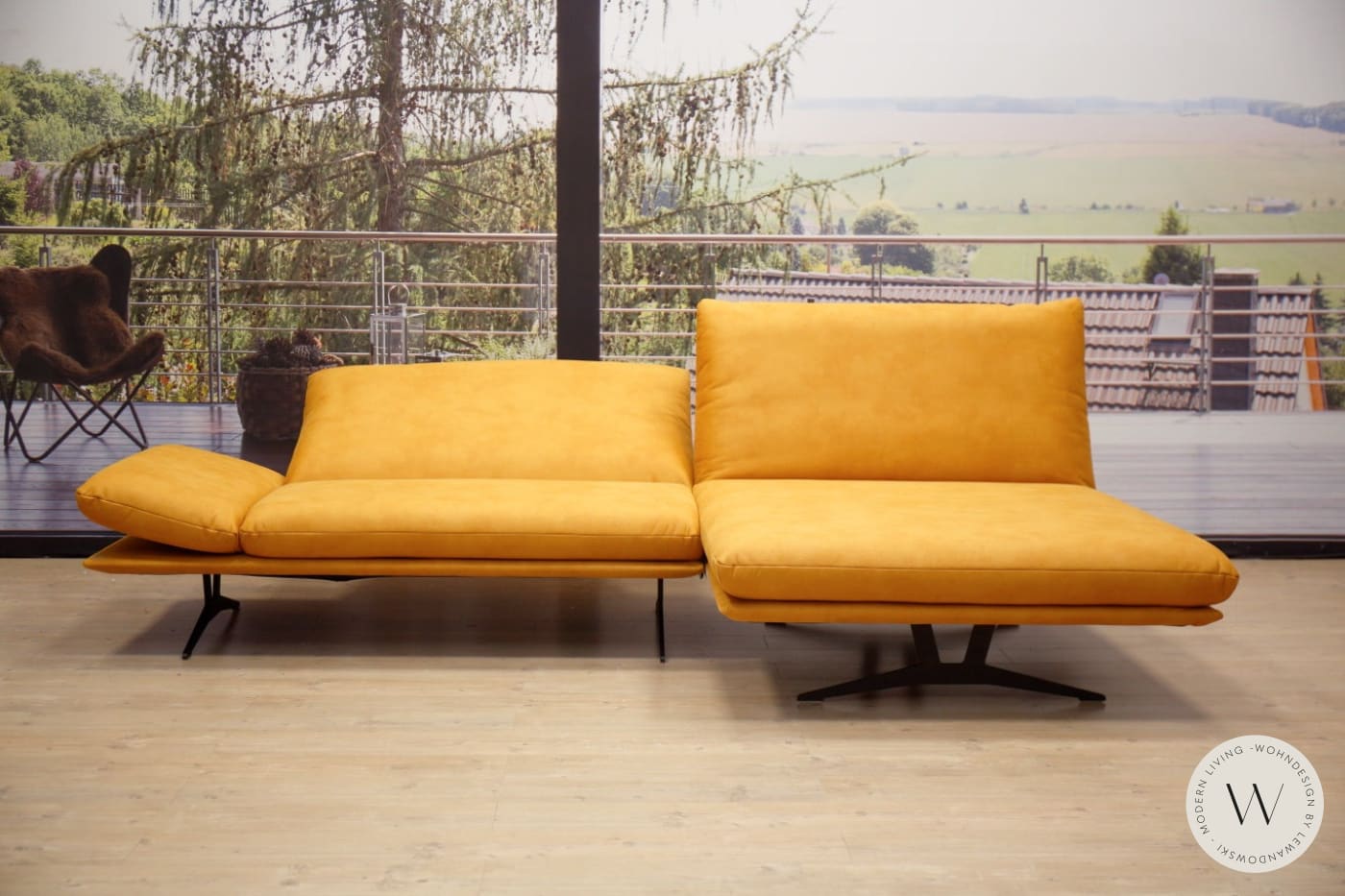 Modell Francis Eckgarnitur in Mikrofaser Zenit Koinor