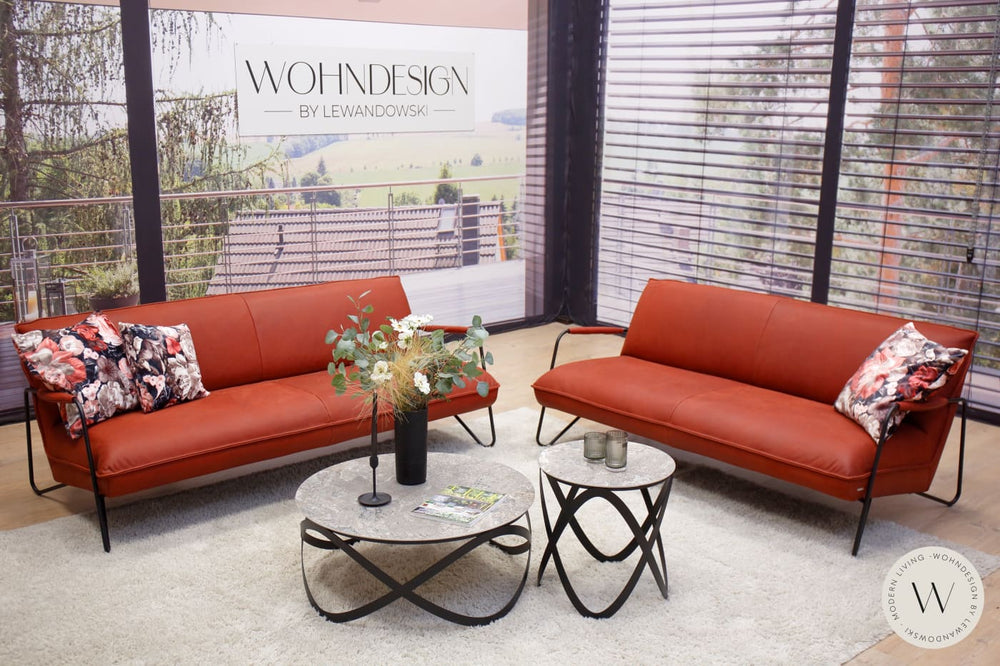 Modell Garnitur Wyllis in Leder A India chilli Koinor