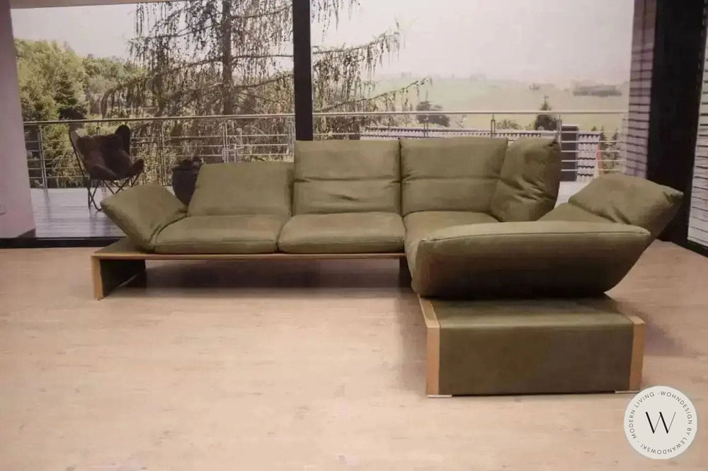 Modell Harriet Eckgarnitur in Leder A India verde Koinor