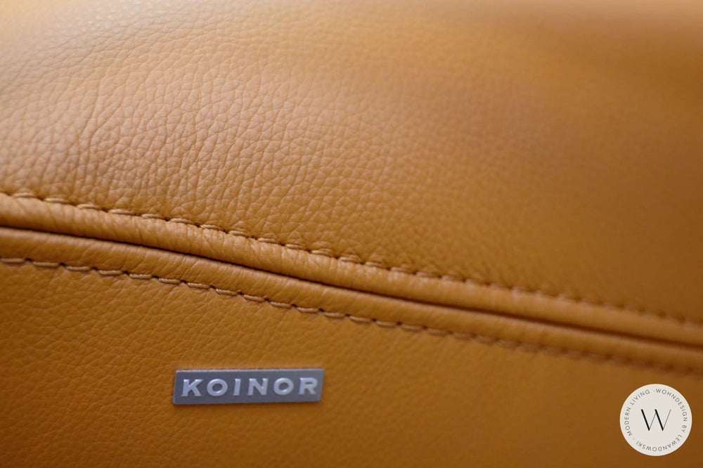 Modell Jingle Sessel in Leder X Happy gold Koinor