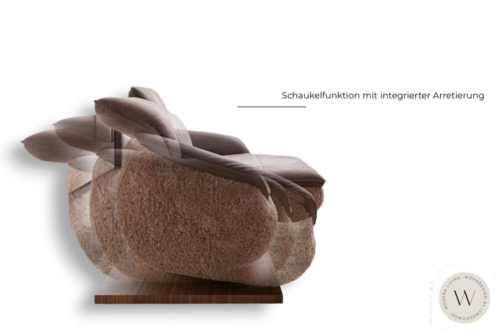 Modell Mooove in Leder A-India rhino & Stoff Venga Koinor