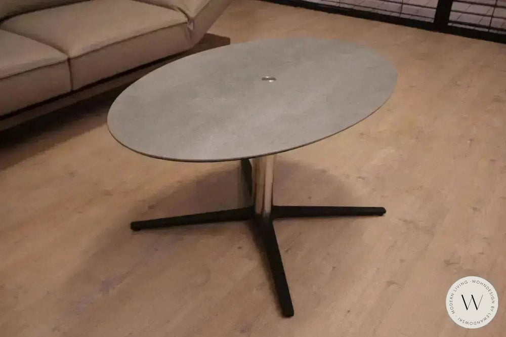 Modell P432 Duo in Keramik Zement grau oval Ronald Schmitt