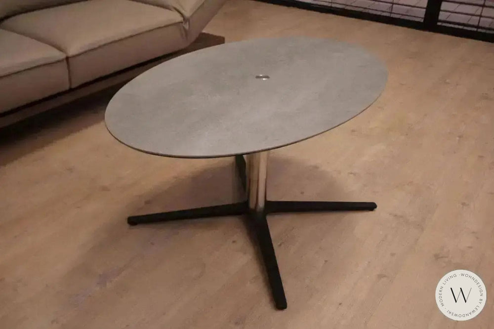 Modell P432 Duo in Keramik Zement grau oval Ronald Schmitt