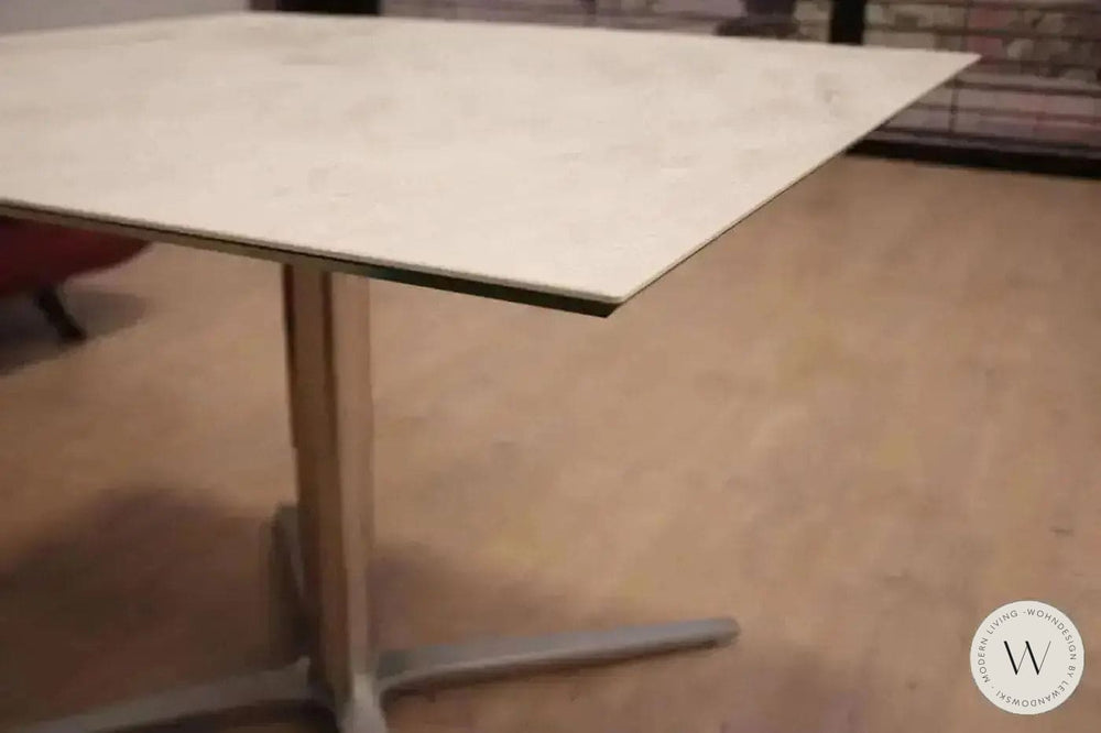 Modell P432 in Keramik bianco höhenverstellbar + rollbar Ronald Schmitt