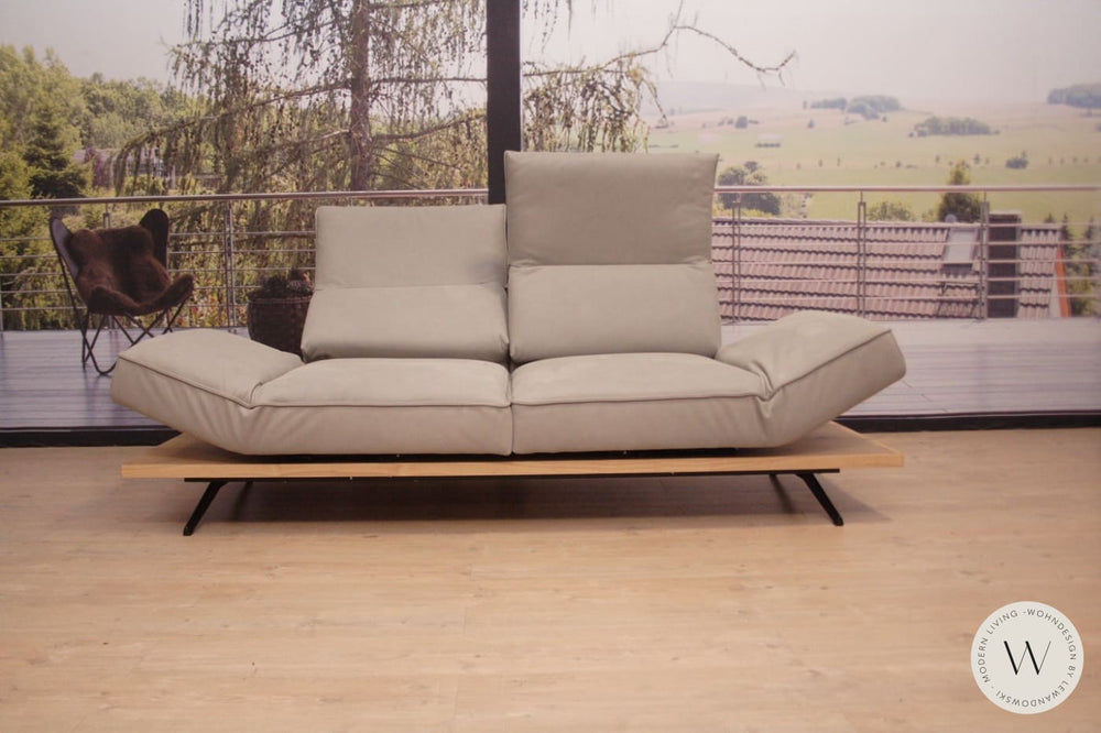 Modell Phönix Sofa E1 in Leder A India asphalt Koinor