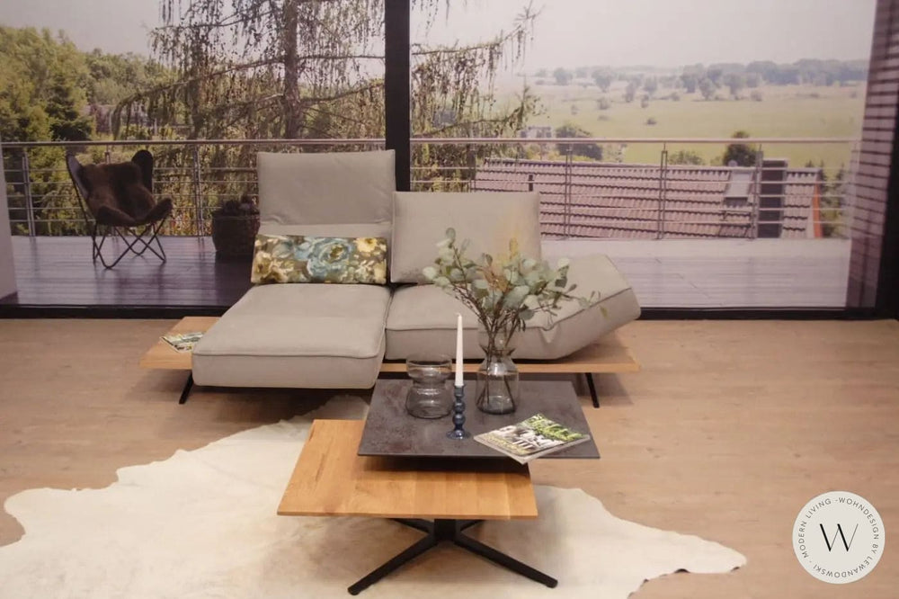 Modell Phönix Sofa in Leder A India asphalt Koinor