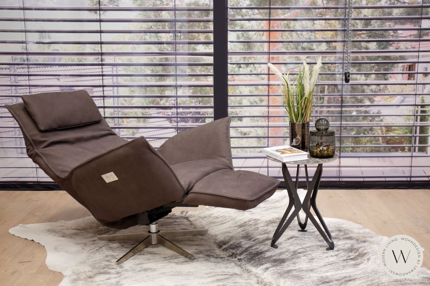 Modell Safira inkl. Akku + Kissen in Leder D Denver cottage