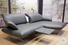 Modell Seventy In Leder X Happy Metal Couchgarnituren