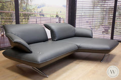 Modell Seventy In Leder X Happy Metal Couchgarnituren