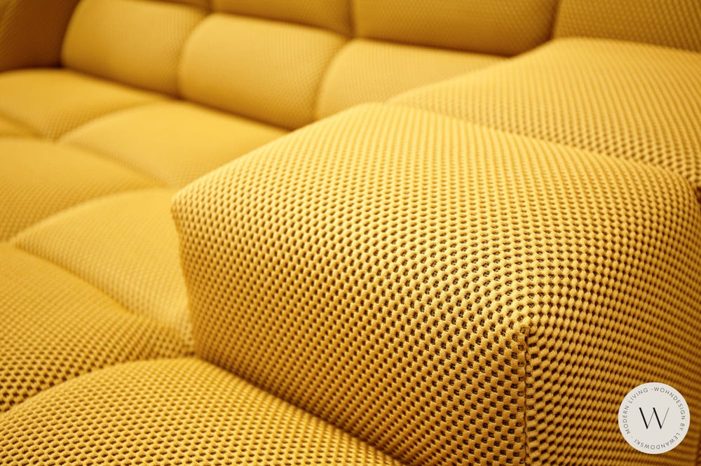 Modell Temple inkl. Sitztiefenverstellung in Stoff Tecno mustard designwerk