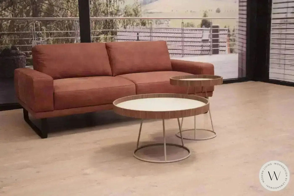 Modell WK 864 Nussbaum 2-Satztisch Ronald Schmitt