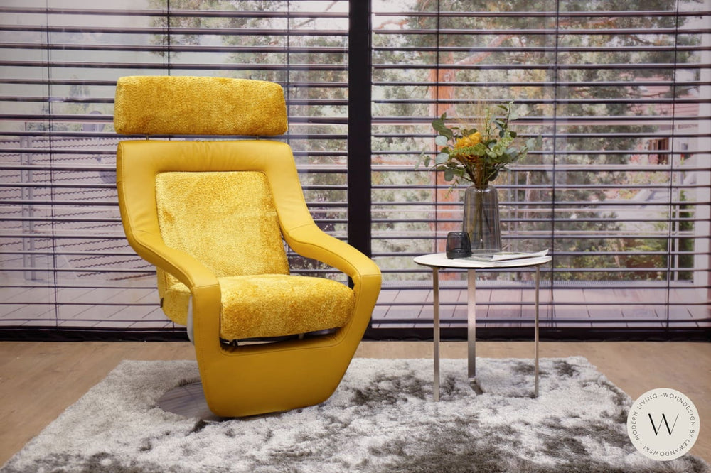 Modell YOKO N°3 in Leder B Bull giallo und Space inkl. Akku Koinor