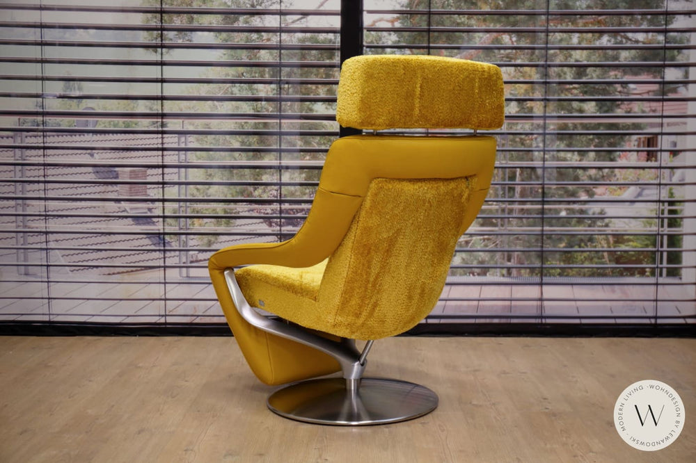 Modell YOKO N°3 in Leder B Bull giallo und Space inkl. Akku Koinor