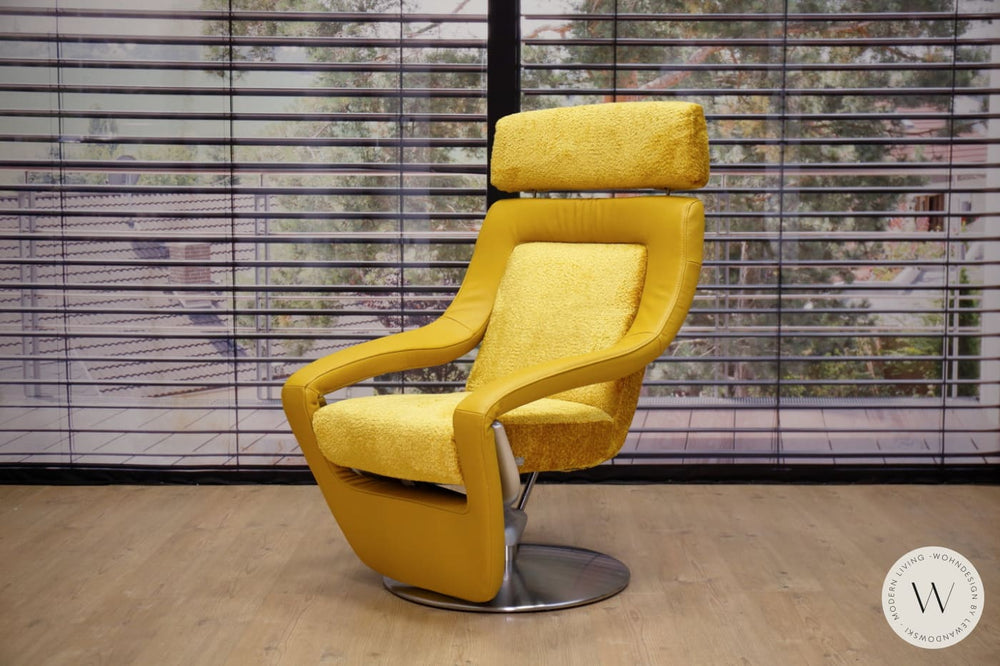 Modell YOKO N°3 in Leder B Bull giallo und Space inkl. Akku Koinor