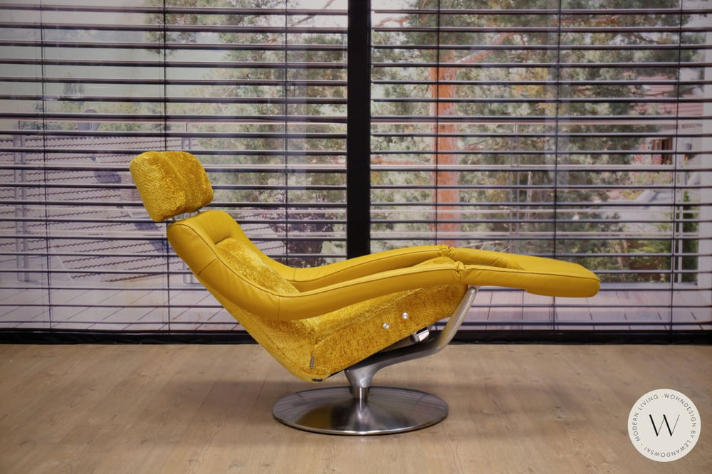 Modell YOKO N°3 in Leder B Bull giallo und Space inkl. Akku Koinor