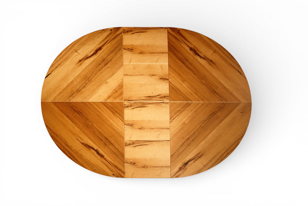 Esstisch Modell Big Round in Alteiche (ausziehbar) PZ91 Ozzio®Italia