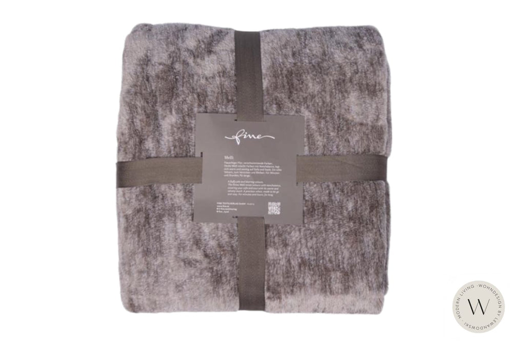 Plaid / Decke Melli Farbe 180 Lavendel Fine