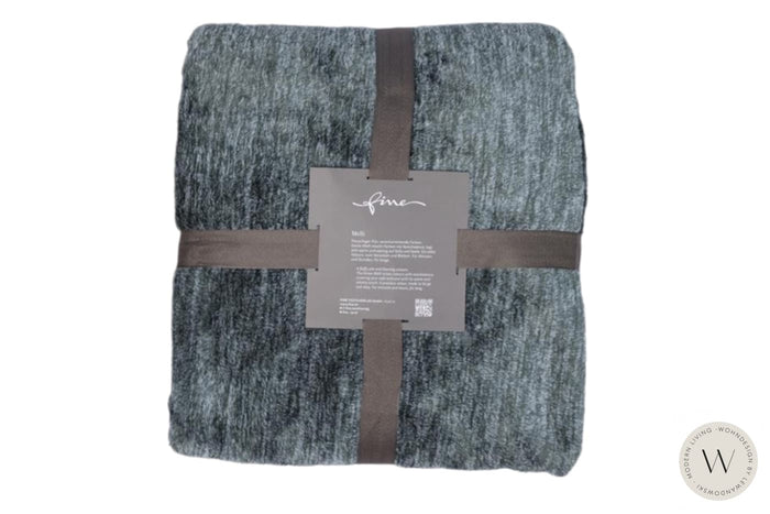Plaid / Decke Melli Farbe 181 petrol