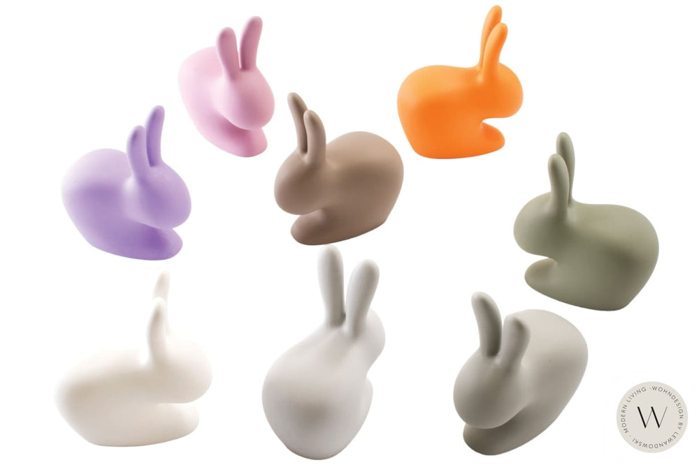 Rabbit Chair dove grey qeeboo