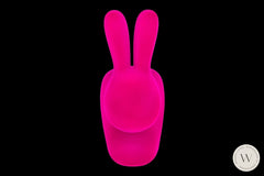 Rabbit Chair Velvet Finish Fuchsia Stehlampe