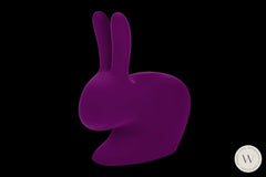 Rabbit Chair Velvet Finish Fuchsia Stehlampe