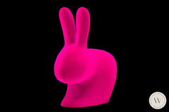 Rabbit Chair Velvet Finish Fuchsia Stehlampe