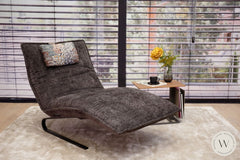 Relaxliege Jill in Stoff Space inkl. Akku & Kissen Koinor