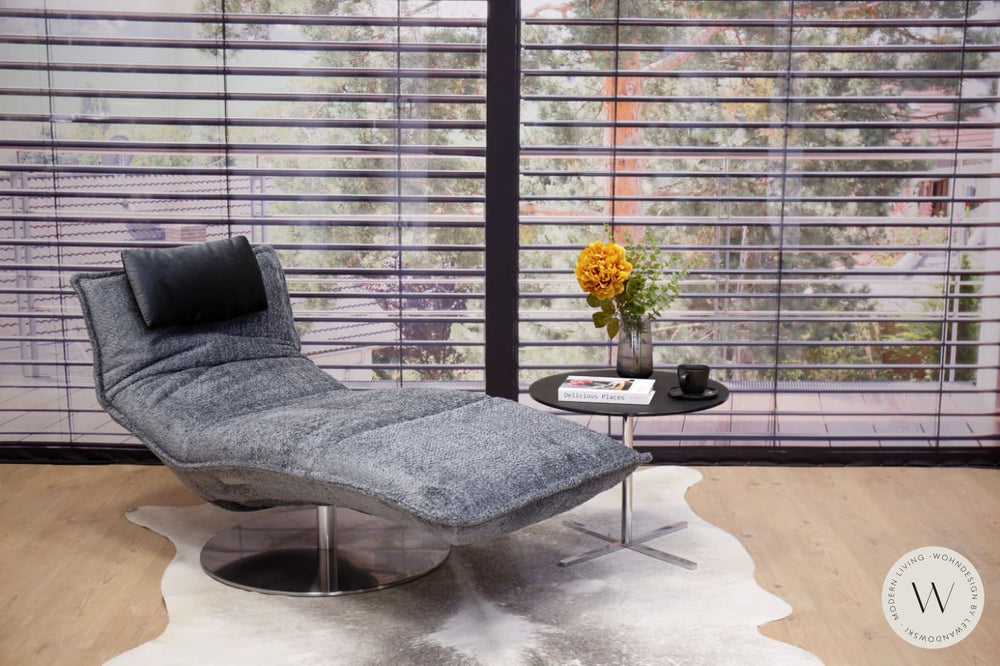 Relaxliege Joplin in Stoff Space inkl. Akku und Kissen Koinor