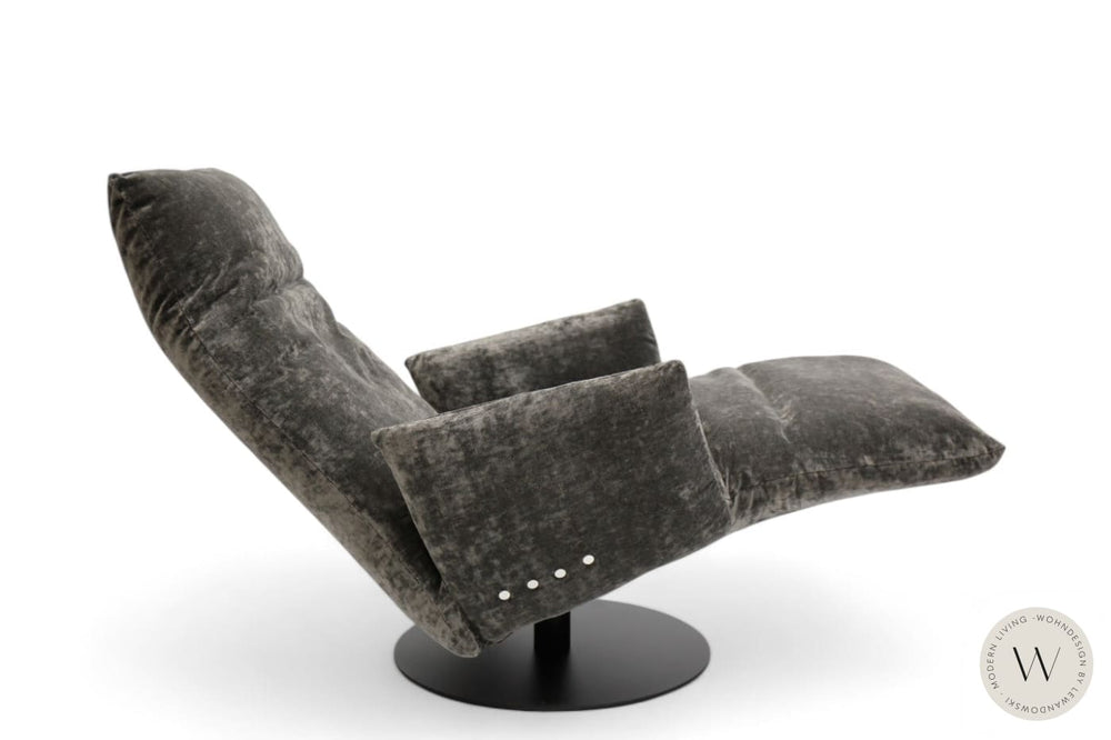 Relaxsessel Baboo in Stoff Bohéme graphit Bullfrog