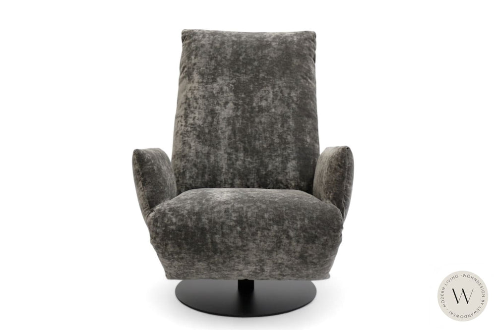 Relaxsessel Baboo in Stoff Bohéme graphit Bullfrog