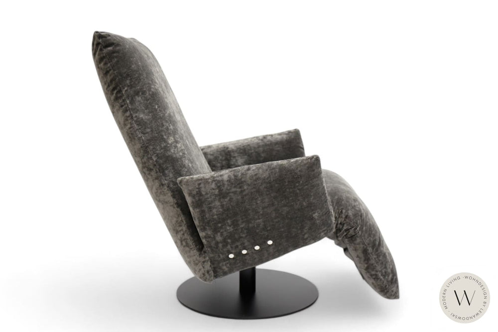 Relaxsessel Baboo in Stoff Bohéme graphit Bullfrog