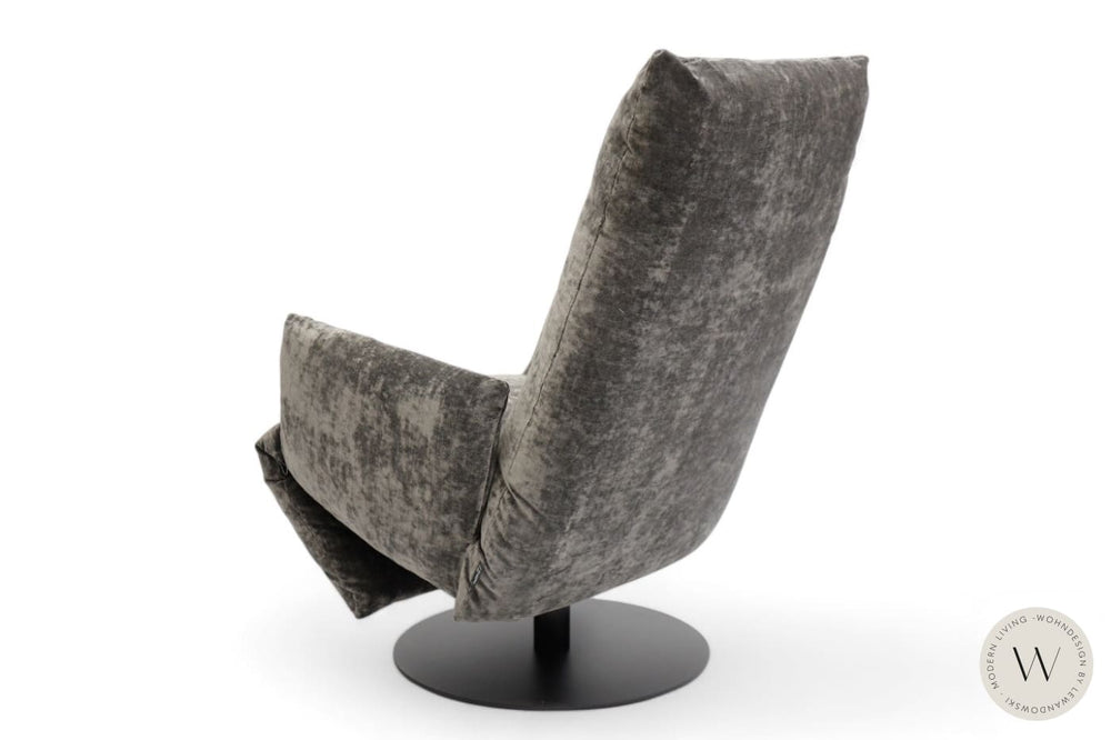 Relaxsessel Baboo in Stoff Bohéme graphit Bullfrog